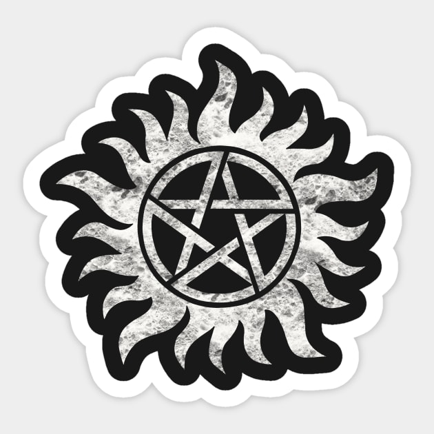 SUPERNATURAL Vinyl Stickers [D] SAM DEAN Anti-Posession SYMBOLS ~ Waterproof