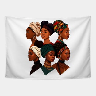 Black History Month T-Shirt Tapestry