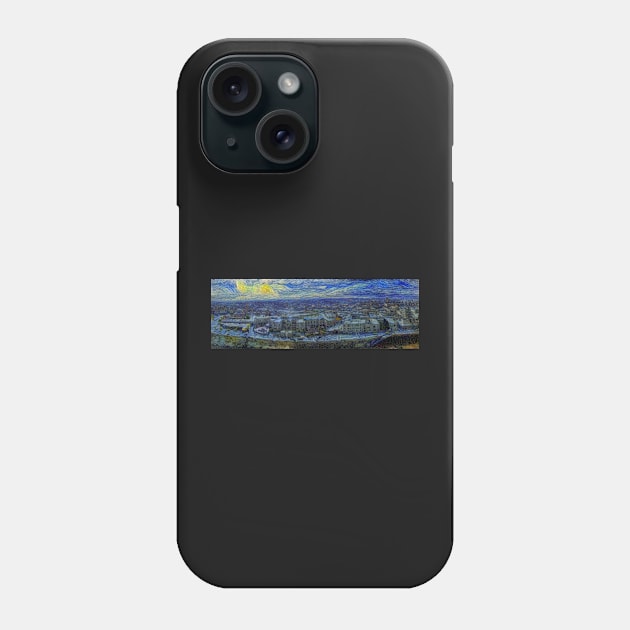 Aleppo Panorama (Cityscape) - Starrynight Phone Case by Homsalgia