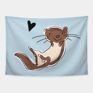 Otter design Tapestry