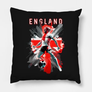 England Soccer Quality Art Design Pillow