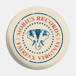 Mobius Record Label Pin