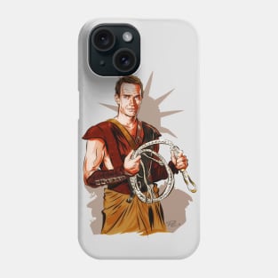 Charlton Heston - An illustration by Paul Cemmick Phone Case