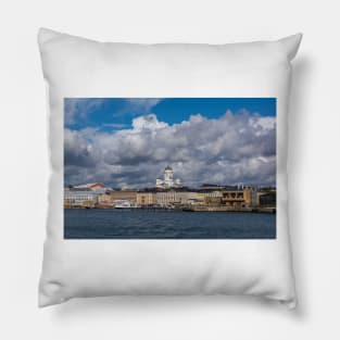 Helsinki cityscape shot from water Pillow