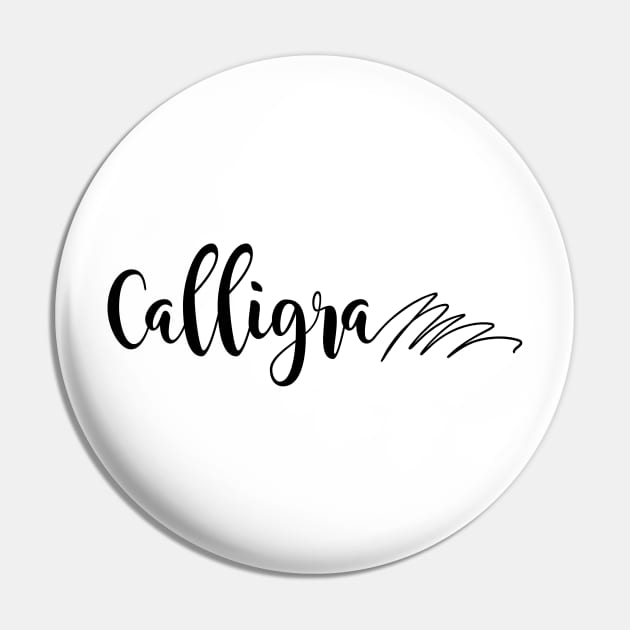 Calligraphy Fail Pin by geeklyshirts