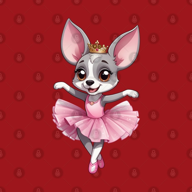 Cute Chihuahua Princess in Pink Tutu by Leon Star Shop