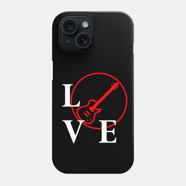 I love to play Bass for Bass player music lover Phone Case by Jose Luiz Filho