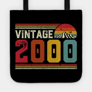 Vintage 2000 Birthday Gift Retro Style Tote