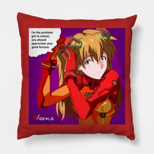 Asuka Langley Soryu | Neon Genesis Evangelion | Pop Art Pillow