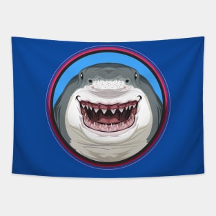 Great White Circle Tapestry