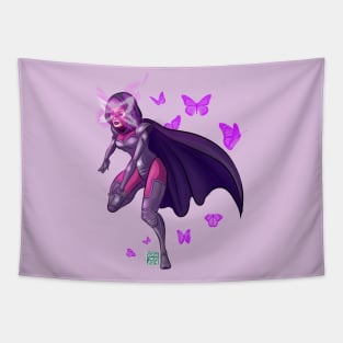 Armored Psylocke Butterflies Tapestry