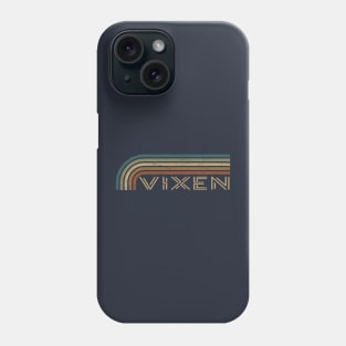 Vixen Retro Stripes Phone Case