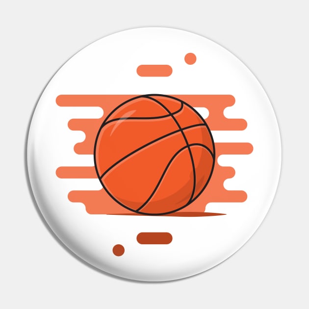 Basketball Ball Pin by acidmit