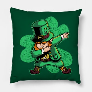 Dabechaun Leprechaun Dabbing St Patricks Day Green Shirt Pillow