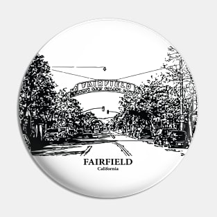 Fairfield - California Pin