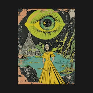 Vintage Green Witch T-Shirt