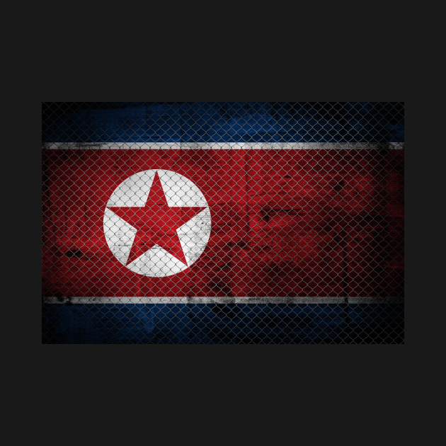 Disover Vintage North Korea Flag - North Korea - T-Shirt