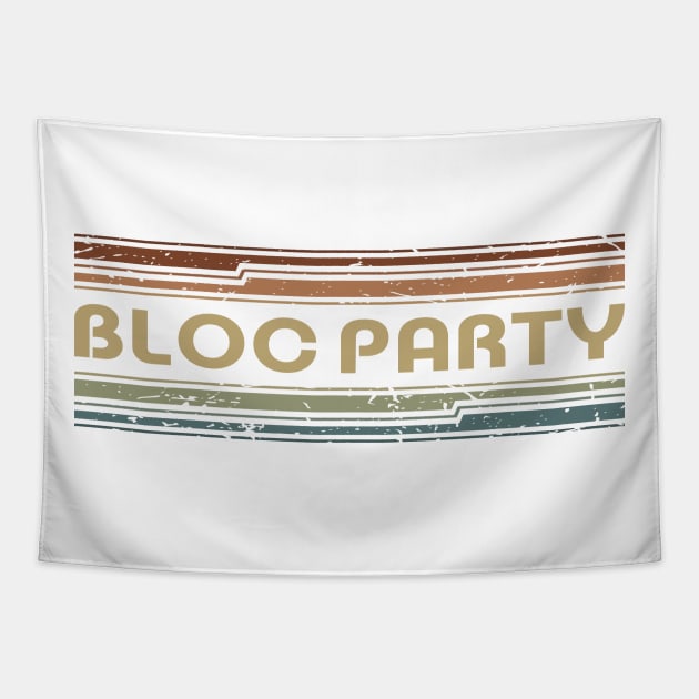 Bloc Party Retro Lines Tapestry by casetifymask