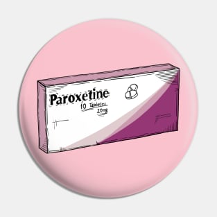 Paroxetine box Pin