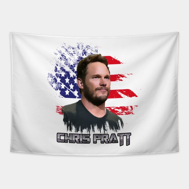 CHRIS PRATT  Okay But CHRIS PRATT Though dont thread on me Tapestry by Javacustoms