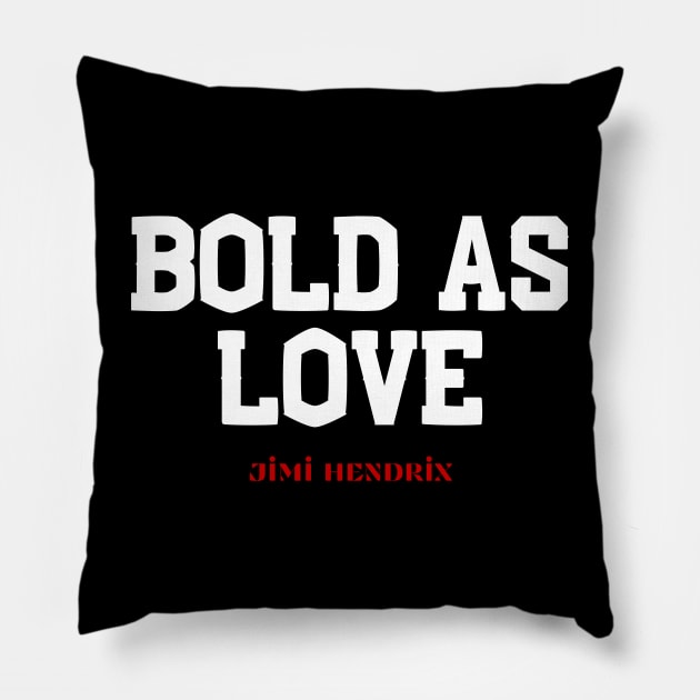 Bold as you Pillow by Animals Project