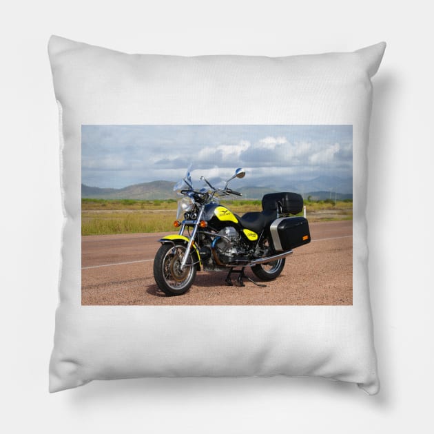 Moto Guzzi 1995 California 1100 Pillow by pops