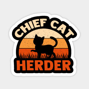 Chief Cat Herder Magnet