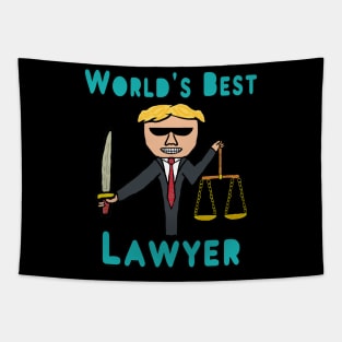 World's Best Lawyer Tapestry