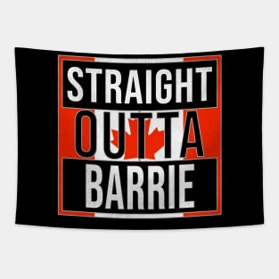 Straight Outta Barrie - Gift for Canadian From Barrie Ontario Tapestry