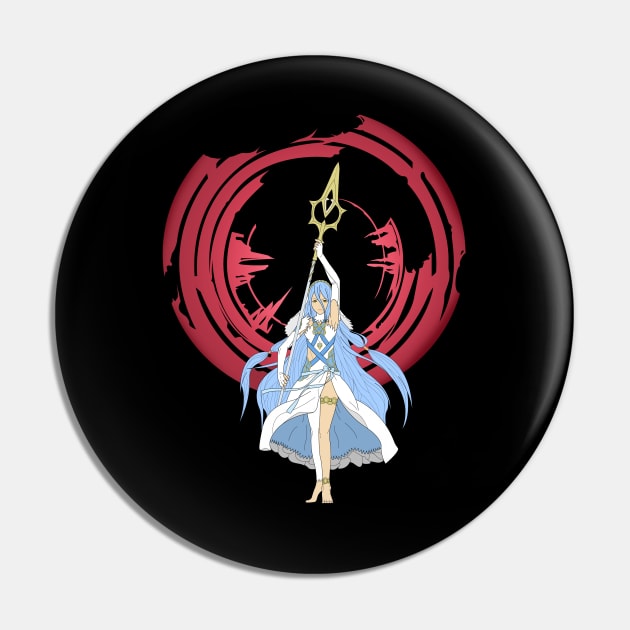 Fire Emblem Aqua (CLEAN) Pin by Dori