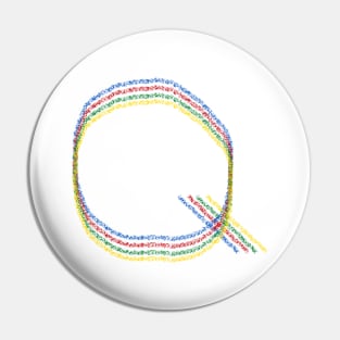 The letter Q! Pin