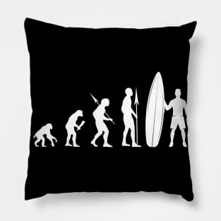 Surfing Evolution Pillow