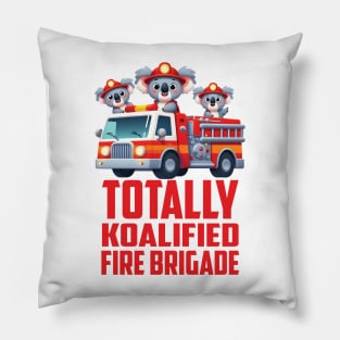 Totally Koalified Fire Brigade Pillow