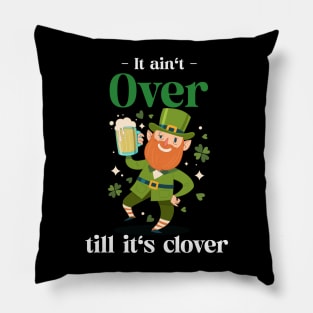 St Patricks day clover design Pillow