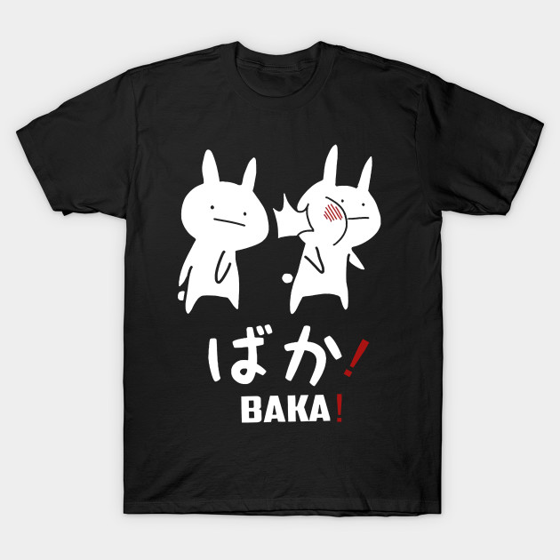 Funny Anime Baka Rabbit Slap Japanese Gift T Shirt Funny Anime Baka Rabbit Slap T Shirt Teepublic