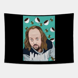 Manny from Black Books. Tapestry