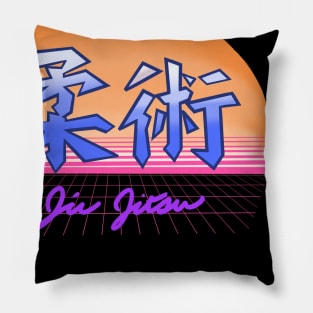 Jiu Jitsu Vaporwave Pillow