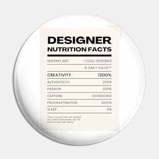 Designer Facts 2 Pin