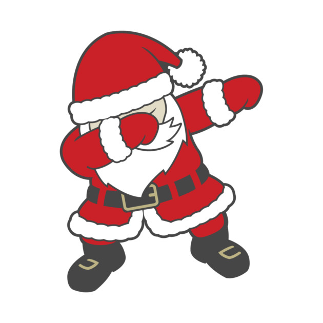 Dabbing Santa by Honu Art Studio