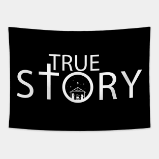 True Story Christmas Nativity Story Tapestry