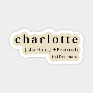 Charlotte Magnet