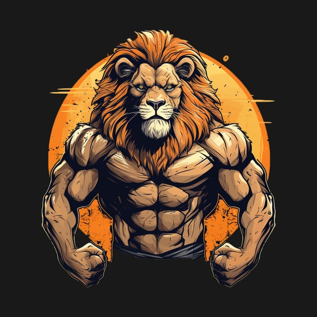 lion bodybuilder by enzo studios