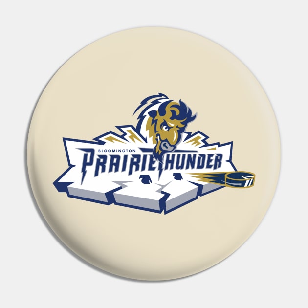 Bloomington Prairie Thunder Pin by MindsparkCreative