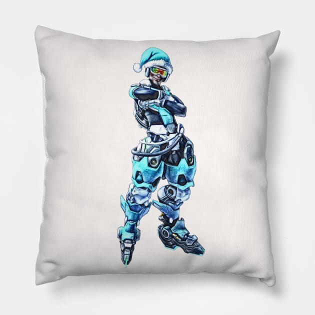 Lucio Andes Skin, Overwatch Pillow by Green_Shirts