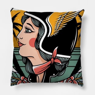 motor girl Pillow