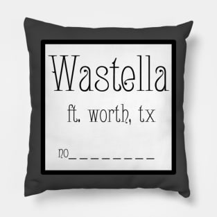 Wastella Label Pillow