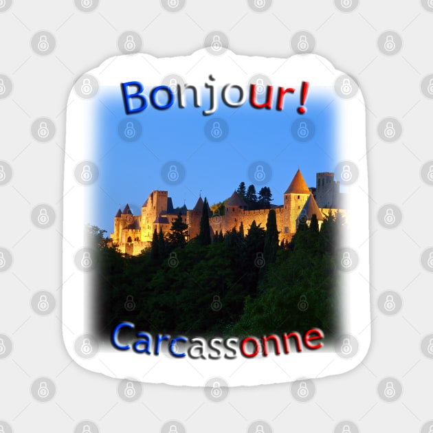 Carcassonne in the Early Evening Magnet by TouristMerch