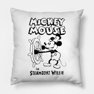 Steamboat willie - Vintage Pillow