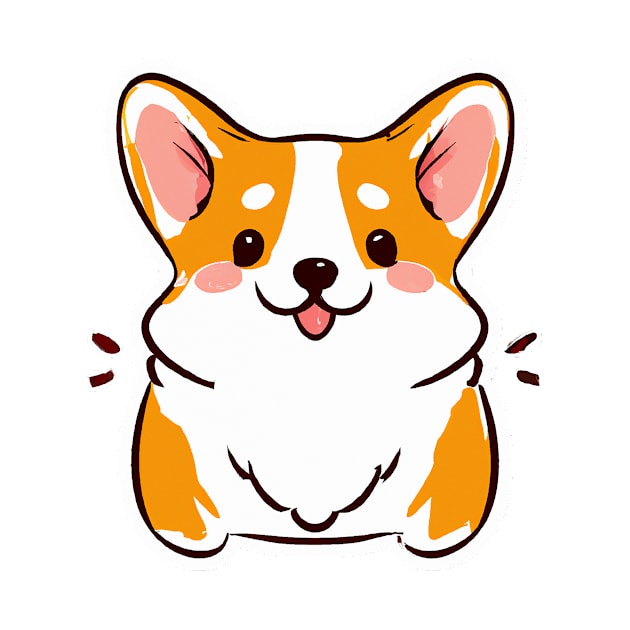 Cutest Corgi Dog Lover Puppy Retro by BetterManufaktur