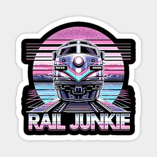 Rail Junkie Magnet